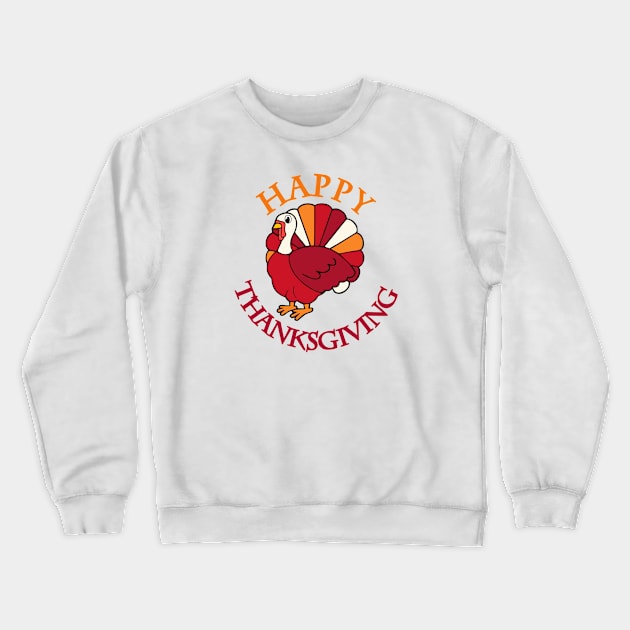 Happy Thanksgiving Crewneck Sweatshirt by Glenn Landas Digital Art